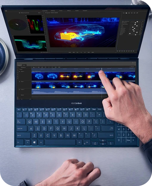 Les ordinateurs avec écrans tactiles